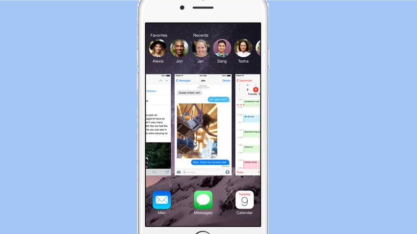 المميزات الجديدة في ios 8