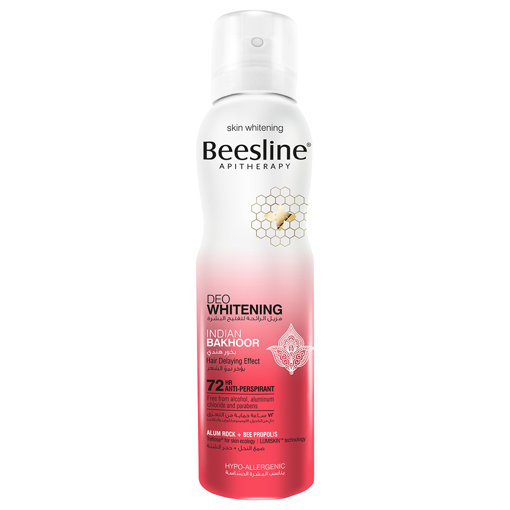  سبراى بيزلين الأحمر بالبخور الهندية   Beesline Deo Whitening