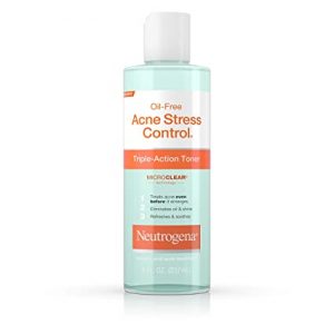 تونر نيتروجينا خالي من الزيوت للتحكم في الإجهاد ثلاثي المفعول  Neutrogena Acne stress control triple action toner