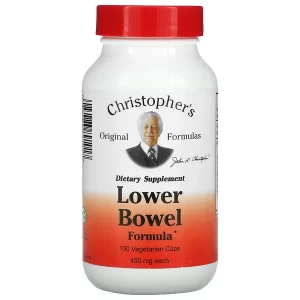 كريستوفرز أورجينال فورميلاس تركيبة الأمعاء السفلية  Christopher's Original Formulas, lower bowel formula ملجم