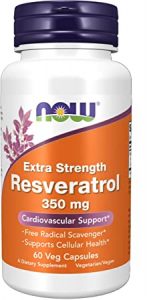 1.مكمل ريزفيراترول فائق القوة من ناو Now extra strength resveratrol 