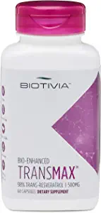 10. بيوتيفيا ترانسماكس ريسفيراترول 500 مجم  biotivia transmax resveratrol 500mg