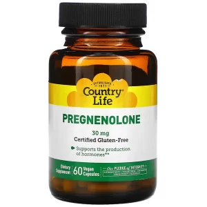 11. كانتري لايف , بريجنينولون، 30 ملجم Country Life, Pregnenolone, 30 mg