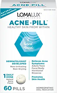 5. حبوب لوما لوكس لحب الشباب - معادن مقشرة للبشرة بالكامل Loma Lux Acne Pill - All-Natural Skin Clearing Minerals