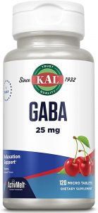 9. أقراص كال 25 مجم جابا بنكهة الكرز Kal 25 Mg GABA Cherry Tablets 