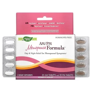 12. ناتشرز واي‏, تركيبة صباحًا ومساءً لانقطاع الطمث ، لصحة المرأة Nature's Way AM|PM menopause formula 