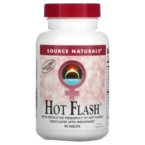 4.مكمل هوت فلاش من سورس ناتورالز Source Naturals hot flash supplement