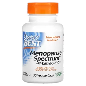 8.دكتورز بيست‏, دعم فترة انقطاع الطمث مع إيستوvجي Doctor's Best, menopause spectrum with EstroG-100 