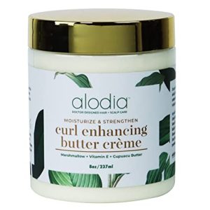 9. يرطب ويقوي كريم الزبدة المعزز من ألدويا  Alodia Moisturize & Strengthen Curl Enhancing Butter Crème