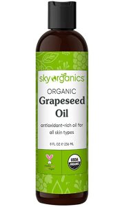 4. زيت بذور العنب العضوي من سكاي اورجانيكس Sky Organics organic Grapeseed Oil