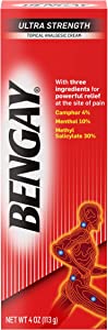 13.كريم بنغاي موضعي لتخفيف الآلام الفائق القوة Ultra Strength Bengay Topical Pain Relief Cream