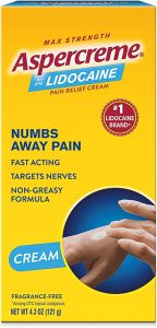 14. اسبيركريم مع كريم ليدوكائين لتخفيف الآلام بالقوة القصوى Aspercreme Lidocaine Pain Relief Cream with Maximum Strength