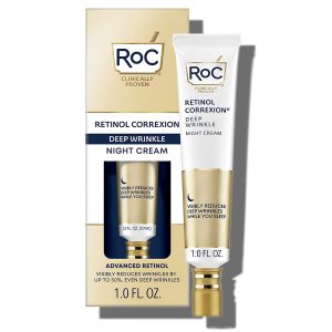 18. كريم الليل ريتينول كوريكشن ديب رينكل من روك  RoC Retinol correxion Deep Wrinkle night cream