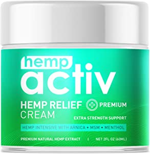 4. كريم هيمب أكتيف للمفصل وتخفيف العضلات HEMPACTIV Joint & Muscle Relief Cream