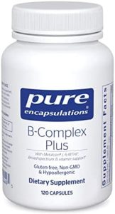 10. بيور اينكابسوليشنز مكمل فيتامين بي كومبلكس بلس Pure Encapsulations B-Complex Plus