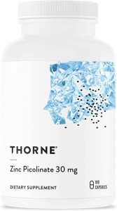 12.ثورن الزنك بيكولينات 30 ملجم Thorne Zinc Picolinate 30 mg  