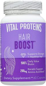 5. فايتال بروتينس كبسولة تعزيز الشعر Vital Proteins Hair Boost Capsules