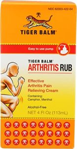 10. فرك التهاب المفاصل بلسم النمر Tiger Balm Arthritis Rub