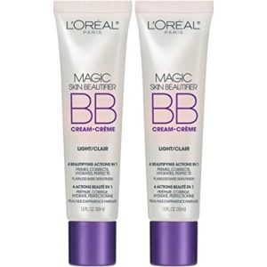 4.لوريال باريس ميك أب ماجيك سكين بيوتيفاير بي بي كريم ملون مرطب للوجه L’Oréal Paris Makeup Magic Skin Beautifier BB Cream Tinted Moisturizer Face Makeup