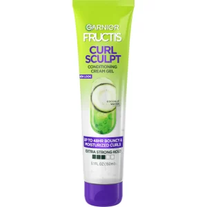 14.غارنييه فروكتيس ستايل كيرل سكلبت كريم جل بلسم Garnier Fructis Style Curl Sculpt Conditioning Cream Gel