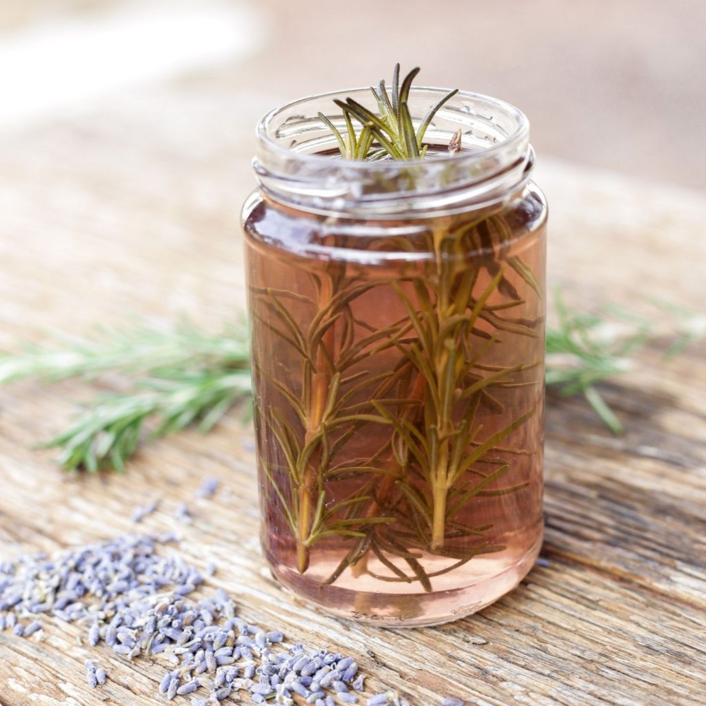 Boil the rosemary