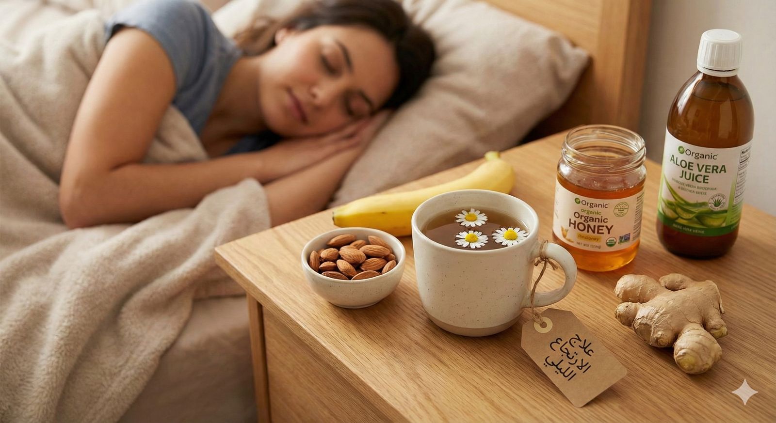 وداعاً لحرقة المعدة والأرق: دليلك الشامل لعلاج الارتجاع الليلي طبيعياً