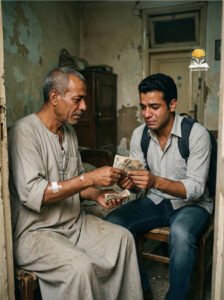 كان بيبيع دمــه عشان يخليني أفضل في المدرسة وأكمل تعليمي.. ومع ذلك لما جالي بعد سنين يطلب فلوس، وأنا بقبض 100 ألف جنيه في الشهر، رفضت أديله ولا مليم واحد.