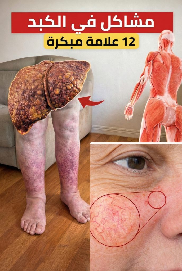 12 علامة مبكرة لمشاكل الكبد،