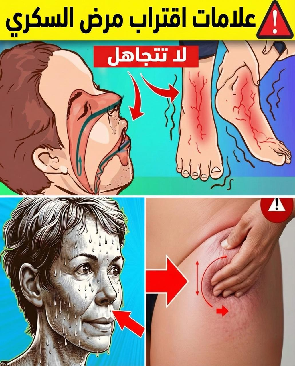 علامات مرض السكر