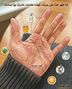 تقشر جلد اليدين احذر هذه العلامات على يدك