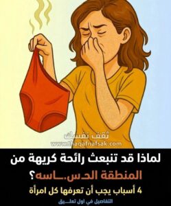 لماذا تنبعث رائحة كريهة من المنطقة الحسـ,ـاسة
