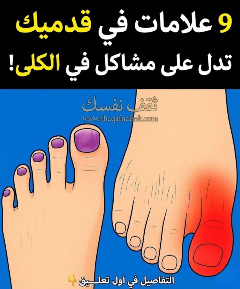 9 علامات لمشاكل في الكلى تظهر بالقدم