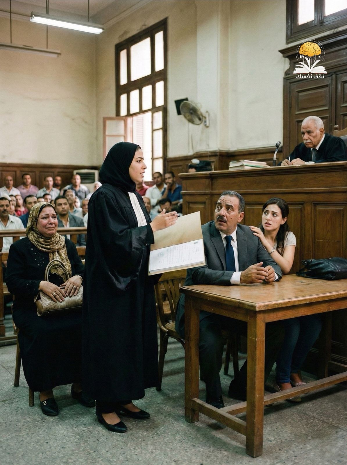 ضحك أبي حين رآنا ولم يدرك أن "المحامي" الذي يخشاه هو ابنته!