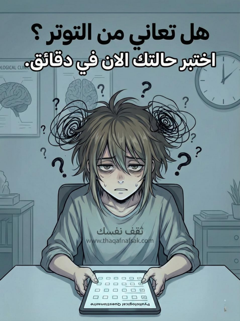 اختبار مقياس التوتر ؟ اختبر حالتك النفسية الآن