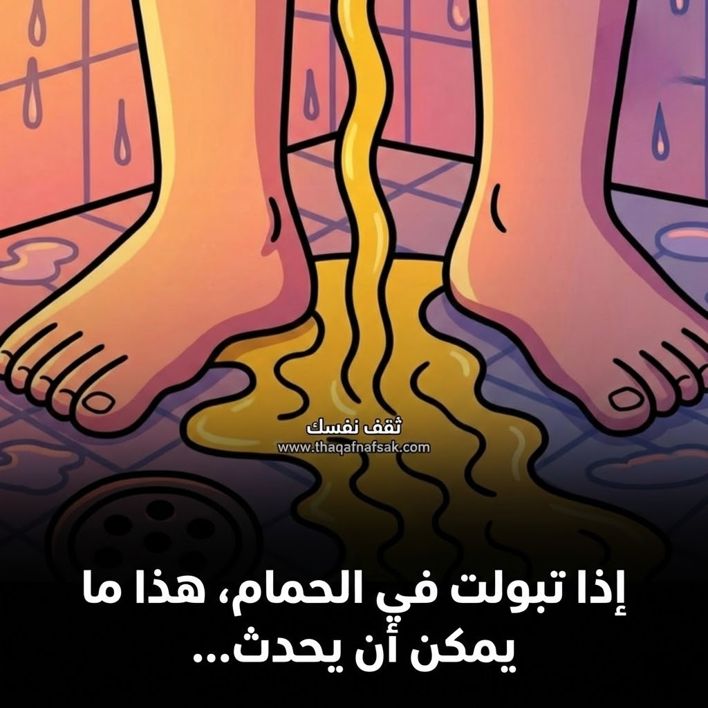 هذا ما يمكن أن يحدث إذا تبولت في الحمام