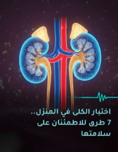 7 طرق للأطمئنان على سلامة وصحة الكلى في البيت