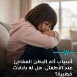 أسباب ألم البطن المفاجئ عند الأطفال