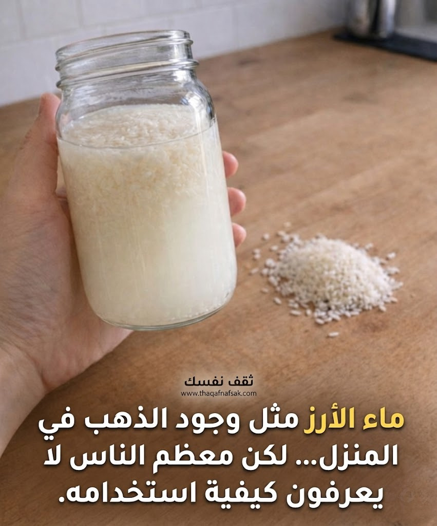 لماذا يوصف ماء الأرز بأنه "ذهب سائل" وكيف تستخدمه؟