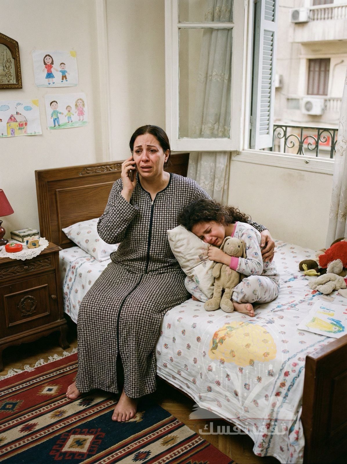 بنت صغيرة رجعت البيت وهي بتوشوش مامتها : اللعبة الـ بابا لعبها ماعجبتنيش".. وبعدها الأم طلبت الشرطة قبل ما الباب الشقة حتى يتقفل