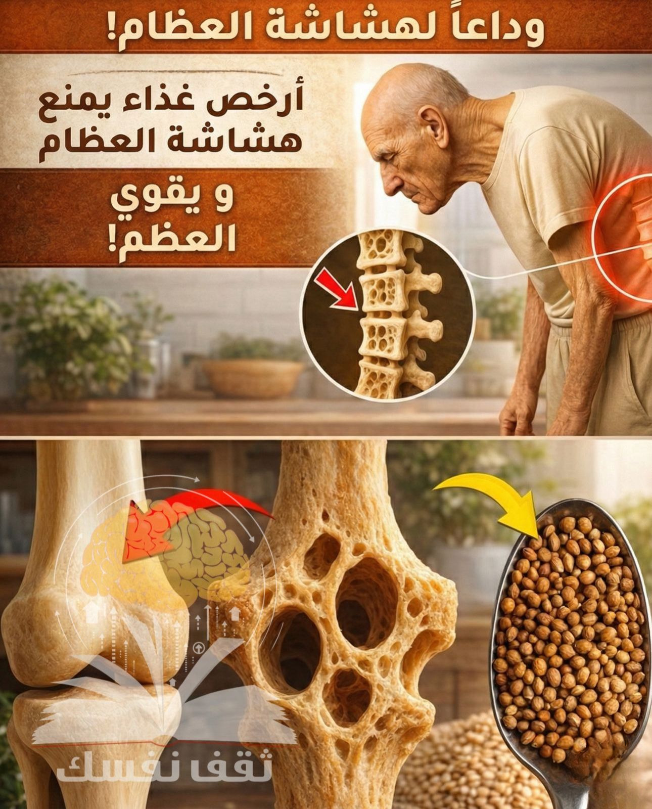 أطعمة لمحاربة هشاشة العظام