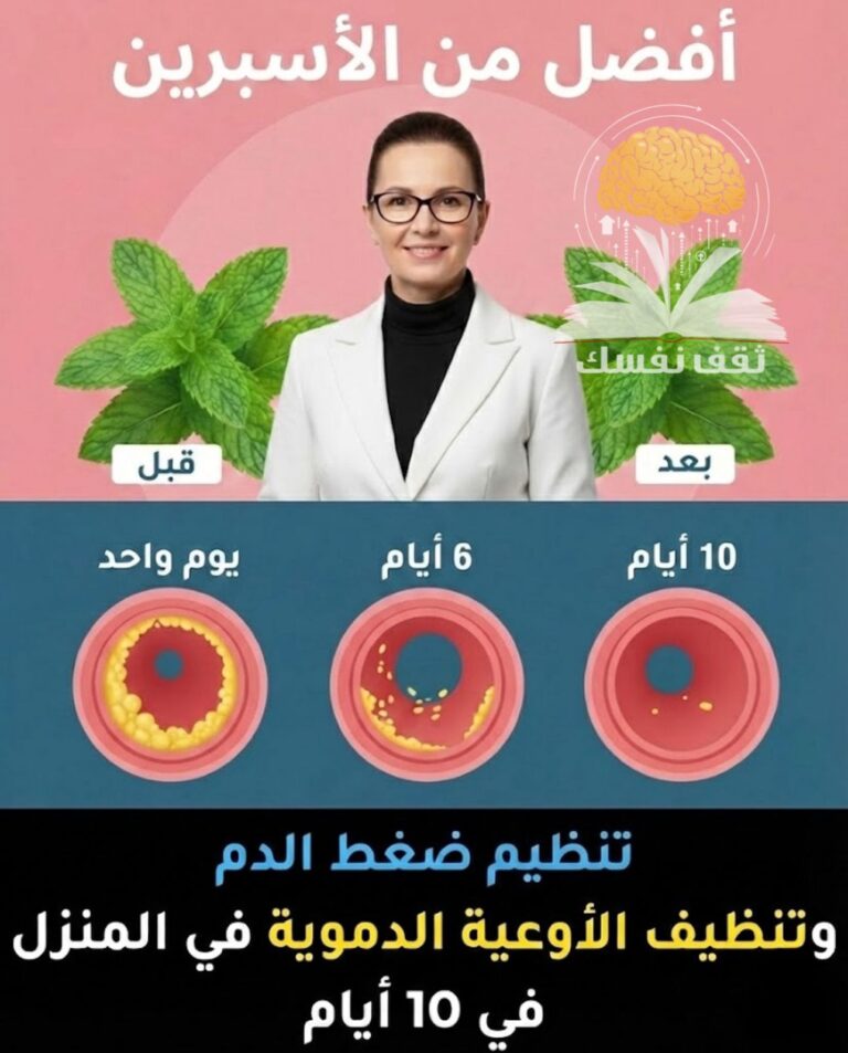 تنظيف الأوعية الدموية و تنظيم ضغط الدم